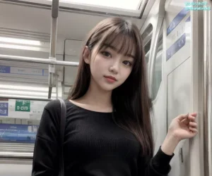 電車でパンツ見えてても笑顔な女の子集【J⚪︎・カメラ目線】